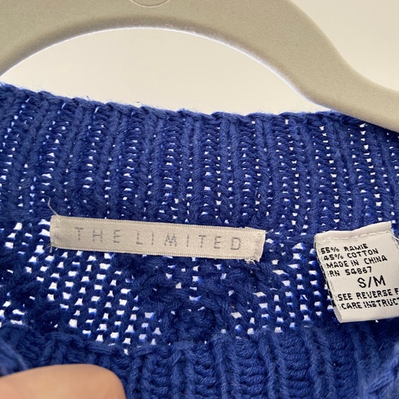 The Limited royal blue sweater - Size Small - Picture 3 of 6